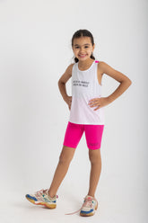 Dark Fuchi Top/Shorts Sports Outfit